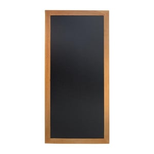 Lavagna murale lunga finitura teak 1200 x 560mm - Securit - Fourniresto