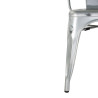 Sedie Bistro in Acciaio - Set di 4 - Bolero