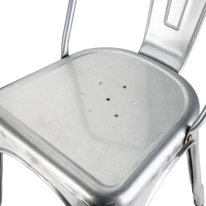 Sedie Bistro in Acciaio - Set di 4 - Bolero
