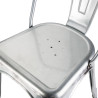 Sedie Bistro in Acciaio - Set di 4 - Bolero