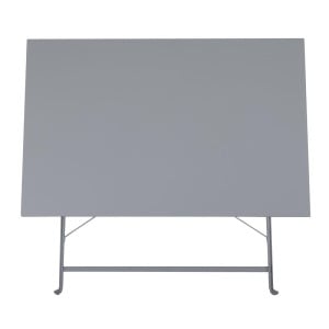 Tavolo da terrazza pieghevole grigio - 1100 x 700 mm - Bolero