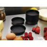 Set di 12 stampi per quiche Exoglass Matfer Bourgeat - Ø 100 mm