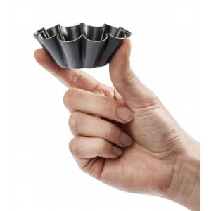Stampi antiaderenti per mini brioche 75 mm - Set di 12, Matfer Bourgeat