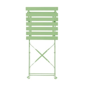 Sedie Pieghevoli Acciaio Verde Chiaro - Comfort e Durabilità