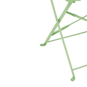 Sedie Pieghevoli Acciaio Verde Chiaro - Comfort e Durabilità
