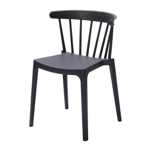 Sedie in Polipropilene Antracite - Set di 4: Design elegante e comfort duraturo