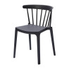 Sedie in Polipropilene Antracite - Set di 4: Design elegante e comfort duraturo