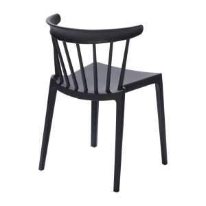 Sedie in Polipropilene Antracite - Set di 4: Design elegante e comfort duraturo
