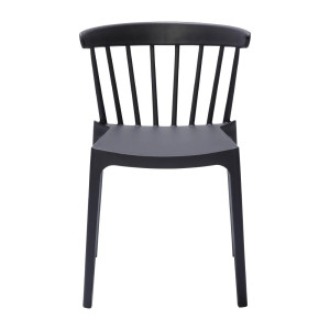 Sedie in Polipropilene Antracite - Set di 4: Design elegante e comfort duraturo