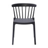 Sedie in Polipropilene Antracite - Set di 4: Design elegante e comfort duraturo