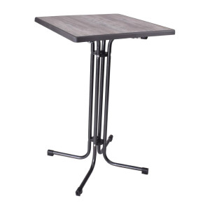 Tavolo alto pieghevole 70cm Limburg - Design solido
