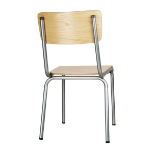 Sedia in Legno Zincato - Set di 4 Bolero