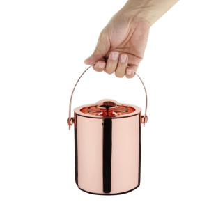 Double Wall Copper 1 L Olympia Ice Bucket: Optimal Conservation