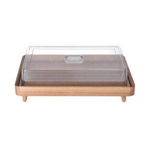 Vassoio su Piedi Acacia GN 1/1 Olympia - Estetico e Durevole