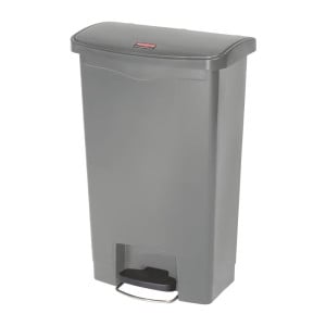 Pattumiera a Pedale Frontale Grigia 50L - Igienica & Pratica | Rubbermaid