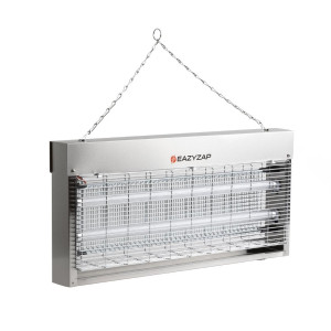 Disinfestatore a LED 20W Inox Spazzolato - Eazyzap: Soluzione professionale efficiente