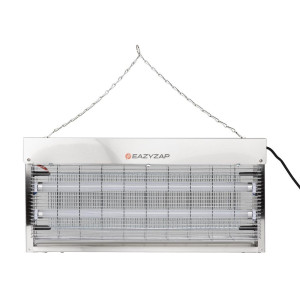 Disinfestatore a LED 20W Inox Spazzolato - Eazyzap: Soluzione professionale efficiente