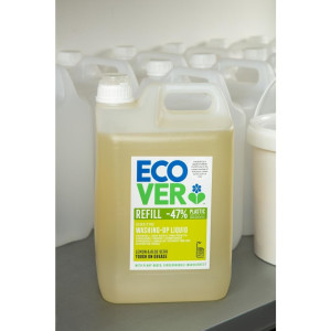 Detersivo Concentrato per Piatti al Limone e Aloe Vera 5L Ecover: Pulisce e prende cura della tua stoviglie