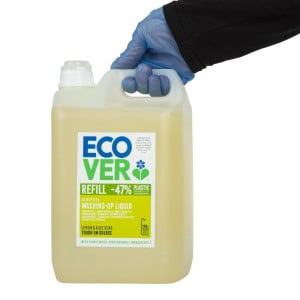 Detersivo Concentrato per Piatti al Limone e Aloe Vera 5L Ecover: Pulisce e prende cura della tua stoviglie