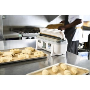 Distributeur 3000 Wrapmaster : Facilitez l'emballage en cuisine professionnelle