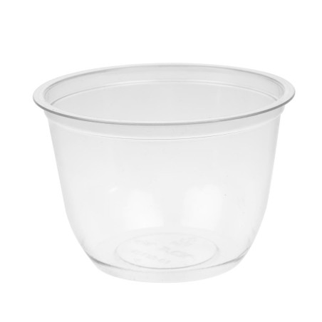 Recyclable 227 ml Transparent PET Pots - Showcase your culinary creations!