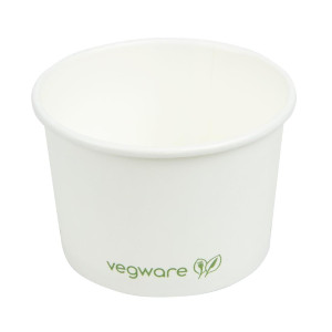 Contenitori per Alimenti Caldi Compostabili da 110 m - Lotto da 1000 Vegware - Pratici e Rispettosi dell'Ambiente