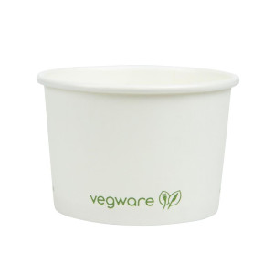 Contenitori per Alimenti Caldi Compostabili da 110 m - Lotto da 1000 Vegware - Pratici e Rispettosi dell'Ambiente