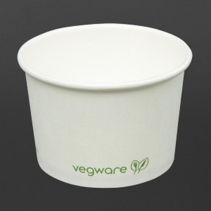 Contenitori per Alimenti Caldi Compostabili da 110 m - Lotto da 1000 Vegware - Pratici e Rispettosi dell'Ambiente