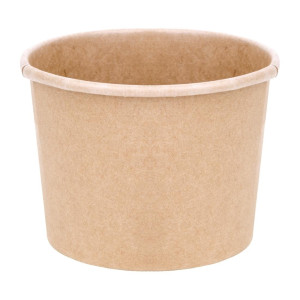 Vasi per Zuppa 340 ml 98 mm - Lotto di 500 in Cartone Kraft
