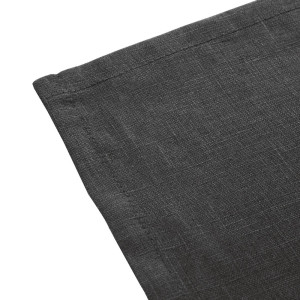 Tovaglioli da tavola in lino nero 400x400mm - Confezione da 12: Eleganza e Qualità Olympia