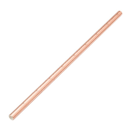 Biodegradable Copper Paper Straws Utopia - Pack of 250: Commit to the environment!