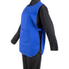 Tabard apron with royal blue pocket - Whites Chefs Clothing