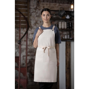 Grembiule Pettorina Cotone Grigio Southside - Cucina Professionisti