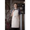 Grembiule Pettorina Cotone Grigio Southside - Cucina Professionisti