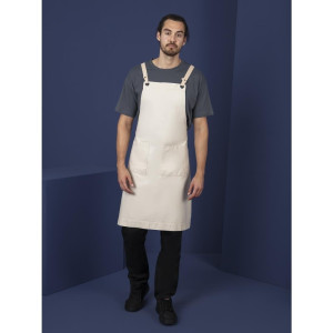 Grembiule Pettorina Cotone Grigio Southside - Cucina Professionisti