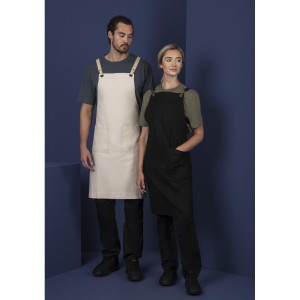 Grembiule Pettorina Cotone Grigio Southside - Cucina Professionisti