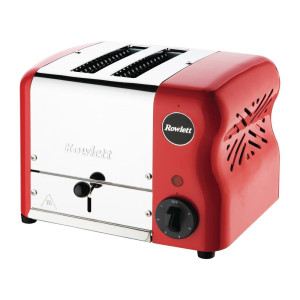 Red Rowlett Rutland 2-Slice Toaster - FAST & COMPACT!