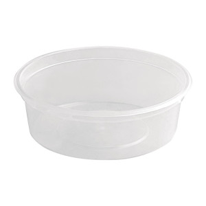 Microwavable Sauce Pots 50ml - Pack of 100: Practical and resistant in transparent plastic