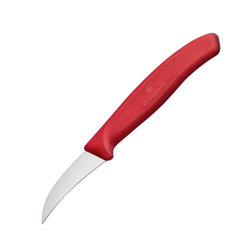 Coltello Becco d'uccello 8 cm Rosso Victorinox - Precisione e qualità professionale.