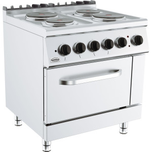 Forno Professionale 700 con Forno Elettrico - 4 Piastre - CombiSteel