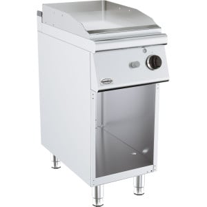 Chrome Gas Griddle on Cabinet - Series 700 - 400 mm - CombiSteel