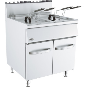 Friggitrice a Gas su Mobile - Serie 700 - 2 x 15 L - CombiSteel
