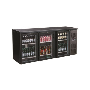 Retrobar Refrigerato a 3 Porte Vetrate - 537 L - CombiSteel