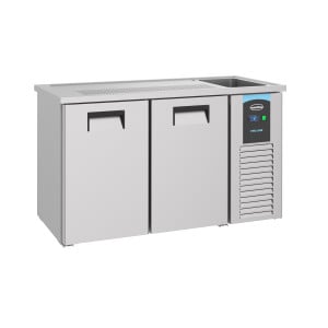 Frigo birra a 2 porte - rubinetto a destra - CombiSteel