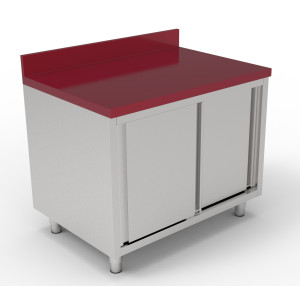 Tavolo da taglio con porte scorrevoli - 1200 x 700 - CombiSteel