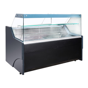 Vetrina refrigerata Wesley 1.3 Nero 110 L - CombiSteel: Design elegante, grande capacità