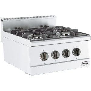 Fornello da appoggio 4 bruciatori - 13000 W CombiSteel: Cottura performante e design moderno