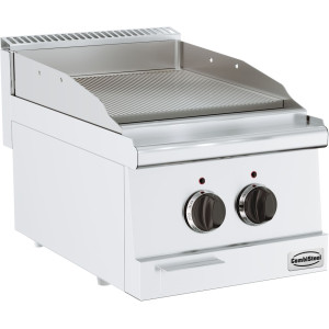 Piastra Grill Elettrica Rigata CombiSteel 3600W