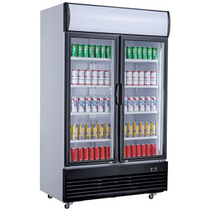 Armadio per Bevande - 2 Porte in Vetro - 1000 L - CombiSteel