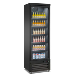 Vetrina per Bevande Nera a 2 Porte Vetrate - 450 L - CombiSteel